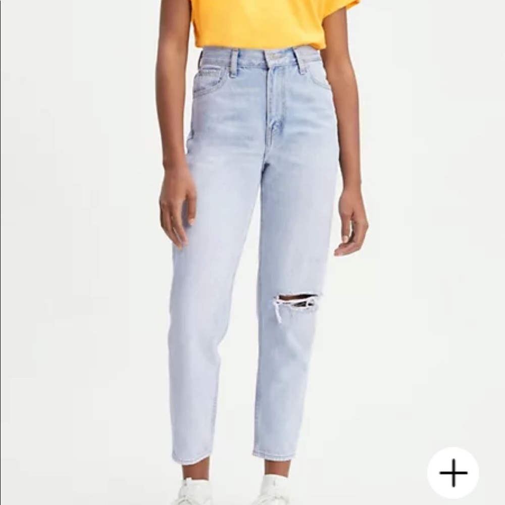 Levis mom jeans high waisted